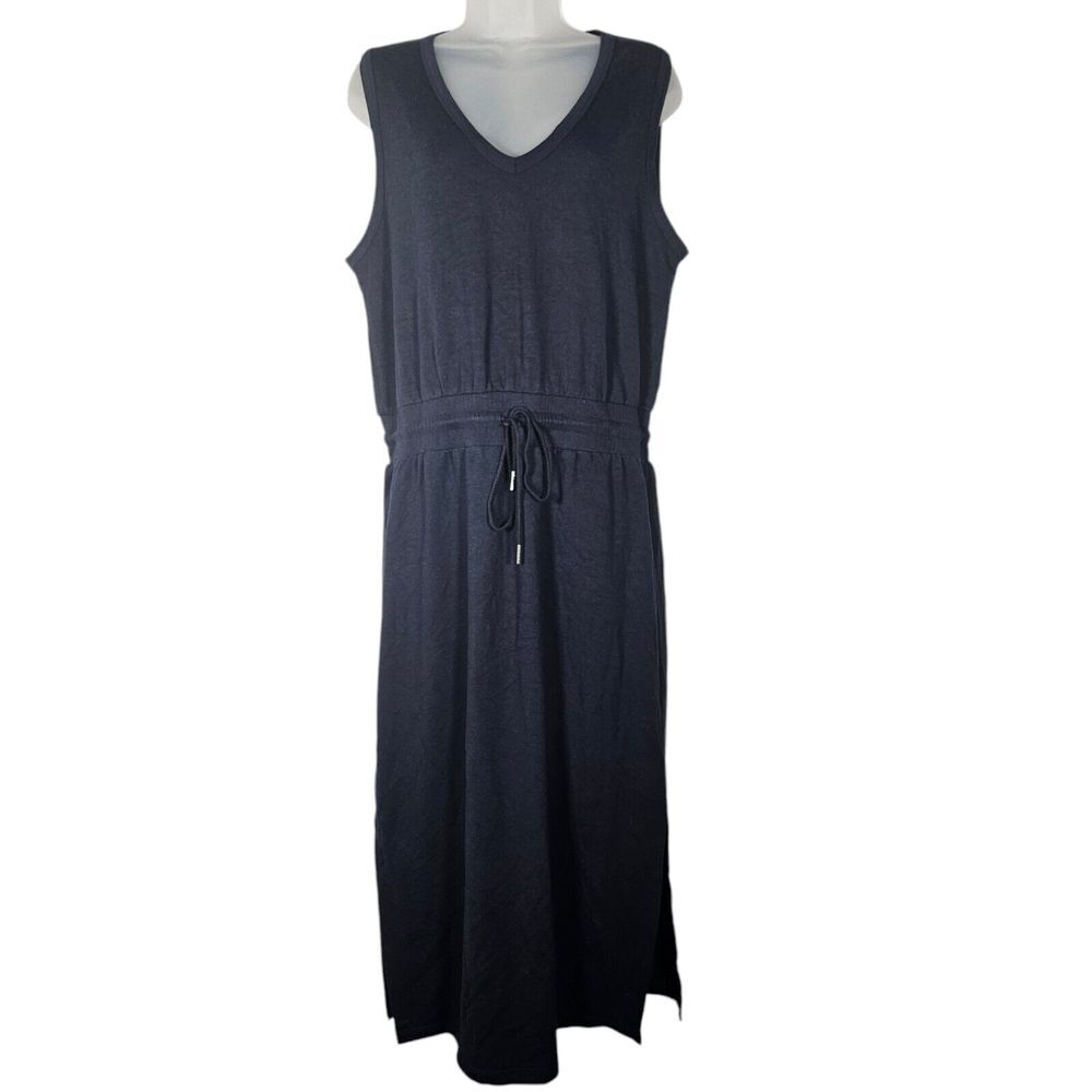 Evereve Navy Midi Dress